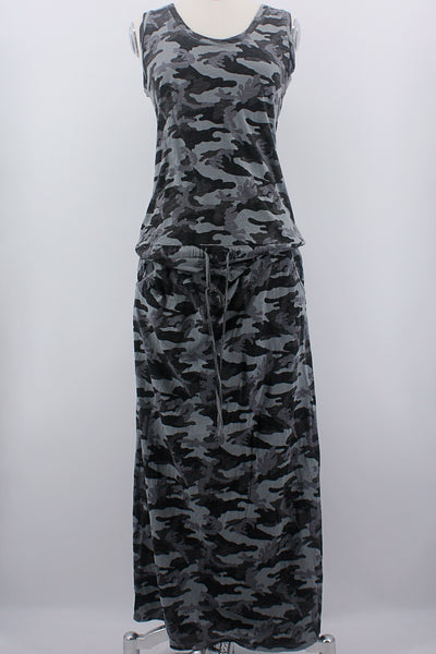 Kleid "Camouflage", grau